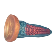 Load image into Gallery viewer, Ocean Blue Octopus Tentacle Silicone Anal Dilator Fantasy Dildo