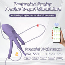 Load image into Gallery viewer, Octopus Lock Delayed Ejaculation Penis Ring Wireless APP