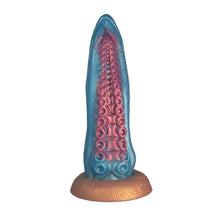 Load image into Gallery viewer, Ocean Blue Octopus Tentacle Silicone Anal Dilator Fantasy Dildo
