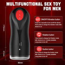 Load image into Gallery viewer, 3 Swirling 5 Tightening 10 Vibration Male Blowjob Stroker