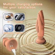 Load image into Gallery viewer, Finger Shaped Vibrating Anal Plug Fantasy Dildo Plug