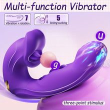 Load image into Gallery viewer, Rose Muncher Clitoris Biting Rolling Ball G Spot Vibrator