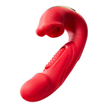 Load image into Gallery viewer, Rose Muncher Mouth Biting Tapping Ultimate Pleasure G Spot Vibrator