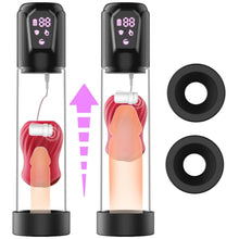 Load image into Gallery viewer, Automatic Suction Vibration Penis Enlargement Pump with Rose Shaped Inner Sleeve