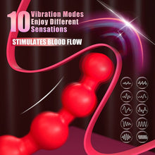Load image into Gallery viewer, Big Mouth Clitoris Suction Anal Bead Vibrator with 10 Tongue Licking Modes
