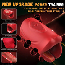 Load image into Gallery viewer, Penis Vibrator 2 in 1 APP Controlled Male Masturbator 9 Modes Lips Wrapping Waterproof
