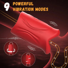 Load image into Gallery viewer, Penis Vibrator 2 in 1 APP Controlled Male Masturbator 9 Modes Lips Wrapping Waterproof