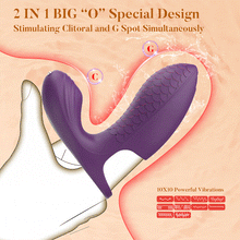 Load image into Gallery viewer, Upgraded 2-in-1 Double Vibration Finger Vibrator for G spot Clitoral Stimulation