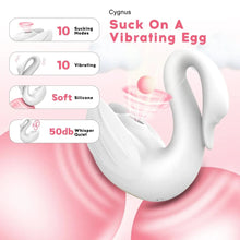 Load image into Gallery viewer, Swan Sucking Clitoral Nipple Stimulation Vibrator
