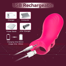 Load image into Gallery viewer, Finger Vibrator Clitoral G Spot Massager with 10 vibration For Couple Foreplay