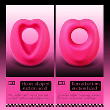 Load image into Gallery viewer, Lockink Pink Love-shaped Wearable Clitoral Suction Vibrator With Remote Control