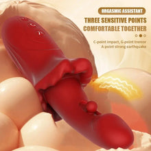 Load image into Gallery viewer, 2 In 1 Realistic Lip Slipping G Spot Vibrator