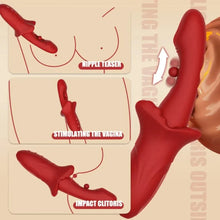 Load image into Gallery viewer, 2 In 1 Realistic Lip Slipping G Spot Vibrator