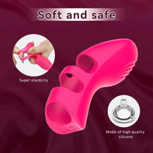 Load image into Gallery viewer, Finger Vibrator Clitoral G Spot Massager with 10 vibration For Couple Foreplay