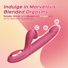 Load image into Gallery viewer, Whirlwind Thrusting G-Spot Rotation Clitoral Vibrator