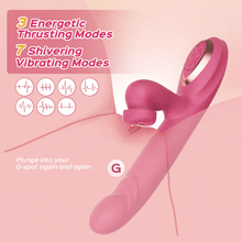 Load image into Gallery viewer, Whirlwind Thrusting G-Spot Rotation Clitoral Vibrator