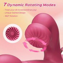 Load image into Gallery viewer, Whirlwind Thrusting G-Spot Rotation Clitoral Vibrator