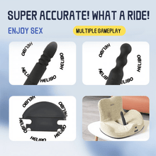 Load image into Gallery viewer, Helibo Chair Multifunctional Massage Dildo Machine and Lemon Sucking Vibrator Set