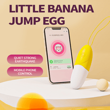 Load image into Gallery viewer, Banana-shape Mute Portable Muti-frequency Wearable Remote Control Women Vibrator