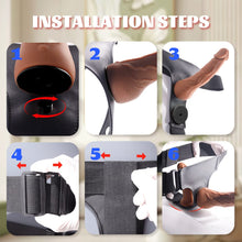 Load image into Gallery viewer, Yeain Wearable Double-headed Thrusting Dildo Vibrator For LGBT