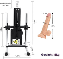 Load image into Gallery viewer, Silent sex machine 70W powerful 7cm adjustable premium thrust dildo machine 3 attachments