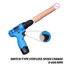 Load image into Gallery viewer, Electric drill rotating masturbation dildo machine