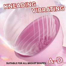 Load image into Gallery viewer, Vibrating Rotation Breast Massager Clitoral Stimulator Remote Control