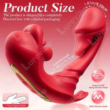 Load image into Gallery viewer, Rose Muncher Biting Mouth Wearable G Spot Vibrator