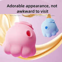 Load image into Gallery viewer, Cute Octopus Sucking Vibrator Heating Clit Vibrating Sucker