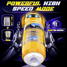 Load image into Gallery viewer, Spaceman 2 in 1 Automatic 7 Telescopic 7 Rotating Male Masturbator