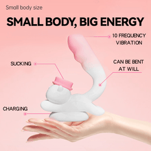 Load image into Gallery viewer, Cute Cat G-Spot and Clitoral Suction Stimulator