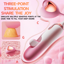 Load image into Gallery viewer, Heart-shaped Hollow Vibrating Egg Slaps and Vibrates