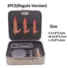 Load image into Gallery viewer, Auto Thrusting Vibration dildo Sex Machine Set With Storage Box