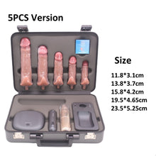Load image into Gallery viewer, Auto Thrusting Vibration dildo Sex Machine Set With Storage Box