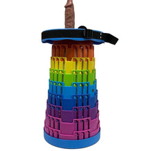 Load image into Gallery viewer, TOYHEERG Rainbow Chair Sex Dildo Machine Outdoor Stimulation