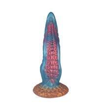 Load image into Gallery viewer, Ocean Blue Octopus Tentacle Silicone Anal Dilator Fantasy Dildo