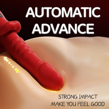 Load image into Gallery viewer, MizzZee Silicone Soft Big Mouth Telescopic Stick Massage Vibrator