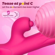 Load image into Gallery viewer, Jinny 4 In 1 Clitoris Tapping G-spot Expansion Vibrator App Control