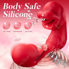 Load image into Gallery viewer, Rose Muncher Biting Mouth Wearable G Spot Vibrator