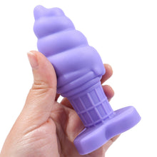 Load image into Gallery viewer, Aimitex Ice Cream Colorful Silicone Butt Plug Anal Expansion plug