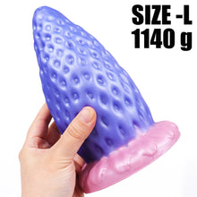 Load image into Gallery viewer, AIMITEX Super Large Strawberry Silicone Butt Plug Anal Sex Toy