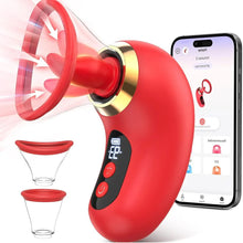Load image into Gallery viewer, Nipples Clitoris Licker Tongue Vibrator Removable Cup Vagina Sucking Massager