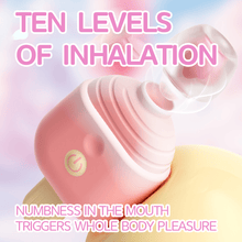 Load image into Gallery viewer, LILO Ice Cream Sucking Vibrator Pink Girly Masturbator