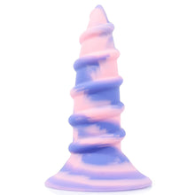 Load image into Gallery viewer, AIMITEX Gold Silicone Screw Super Thick Penis Butt Plug Anal Sex Toy