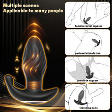 Load image into Gallery viewer, Male Prostate Massager Telescopic Vibration Anal Masturbator Anal Plug